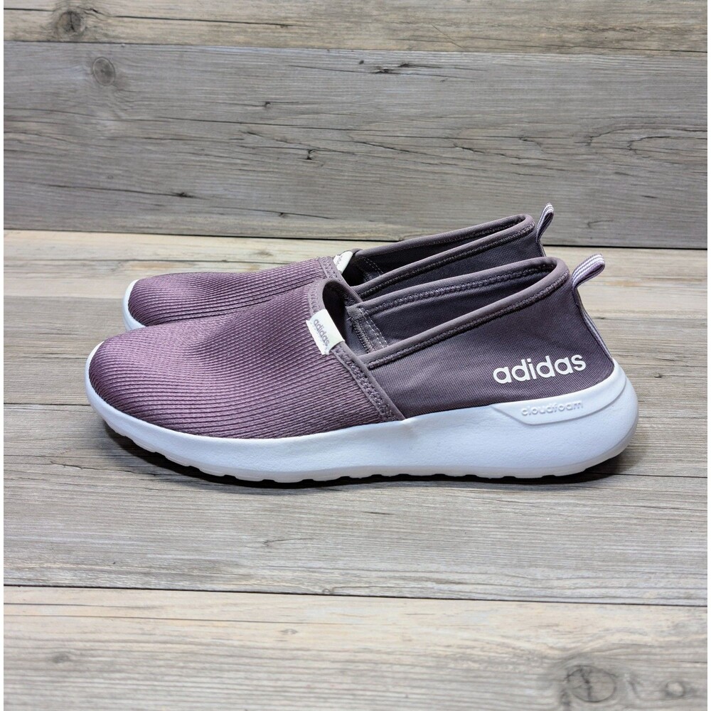 Adidas Cloudfoam Pure Slip On Women's Size 8.5 Purple Mauve FX3305 Running Shoes